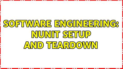 nunit teardown settings